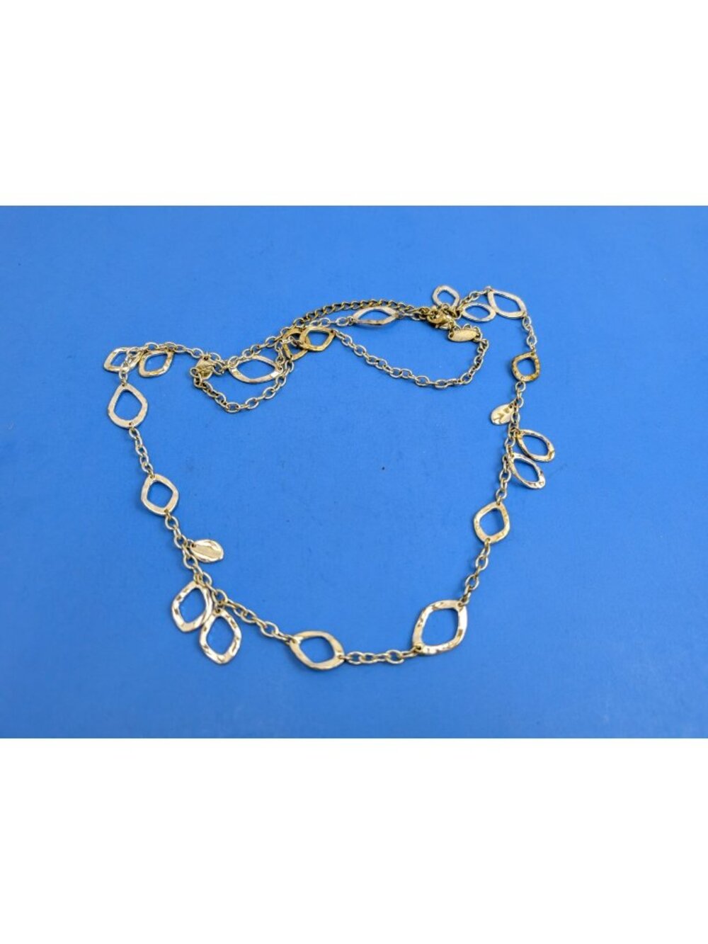 Style & Co Silver and Gold Tone Shaky Strand 33" Necklace